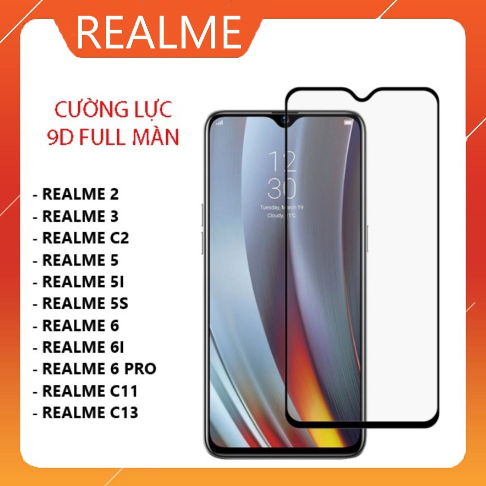 Realme 5/ 5s/ 5i/ 5Pro/ 6/ 6s/ 6i/ 6 Pro/ 3/ 3Pro/ 7/ 7i/ 7 Pro/ Realme X2 Pro Cường lực chống bám vân tay cao cấp AG