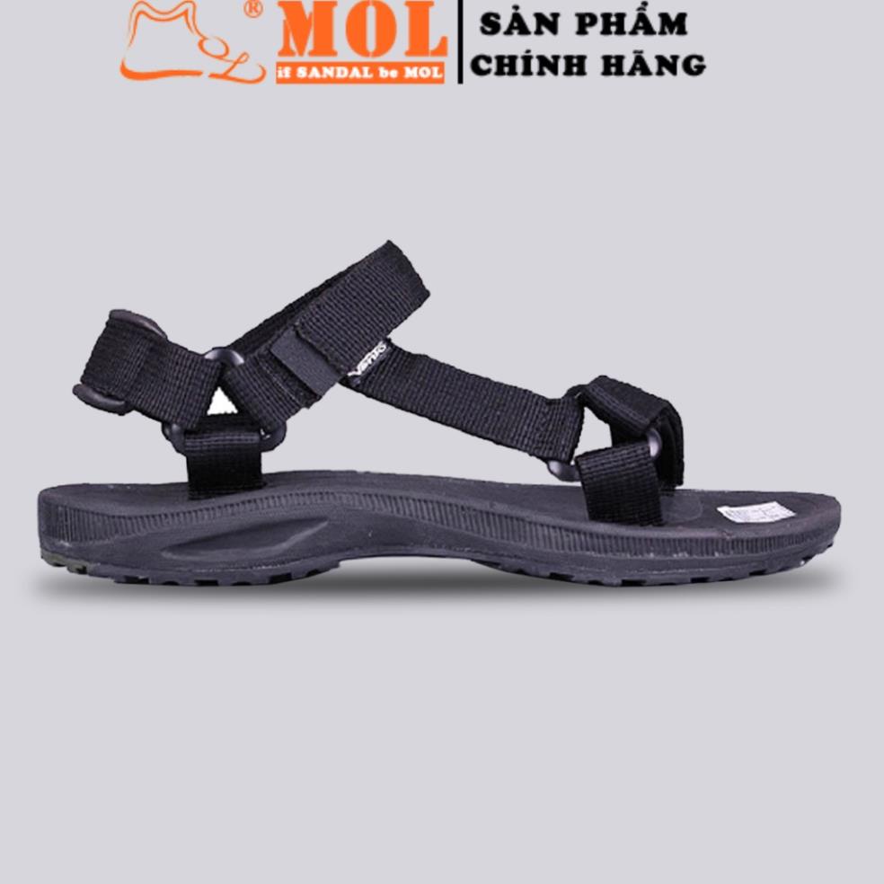 A Giày sandal Vento nam 2 quai ngang vải dù có quai hậu cố định mang đi học đi biển du lịch NV25B