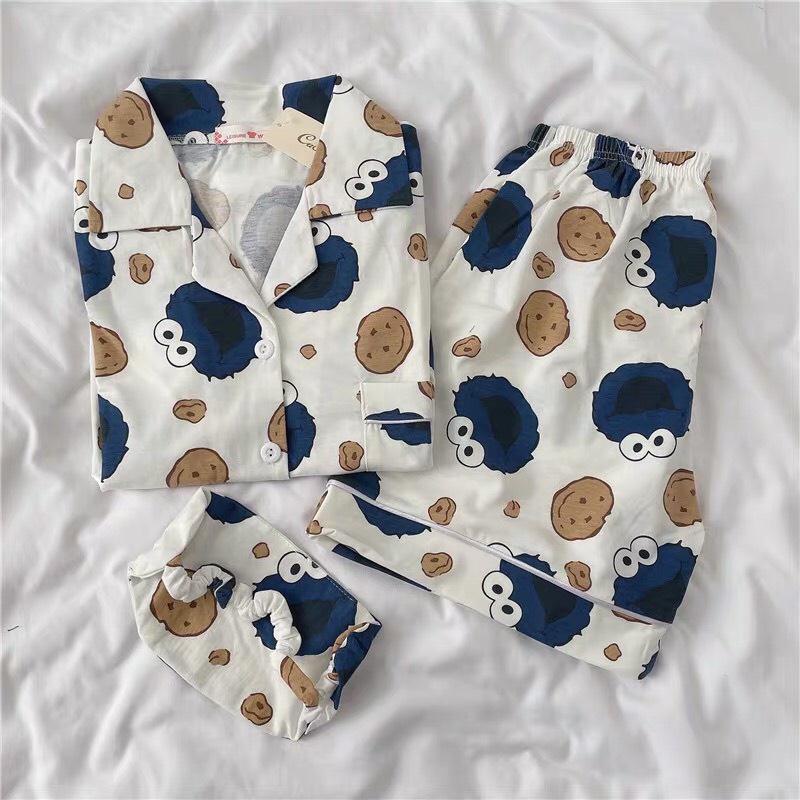Bộ ngủ Pyjama hoạt hình form rộng mặc nhà mặc ngủ siêu xinh ♥ | BigBuy360 - bigbuy360.vn
