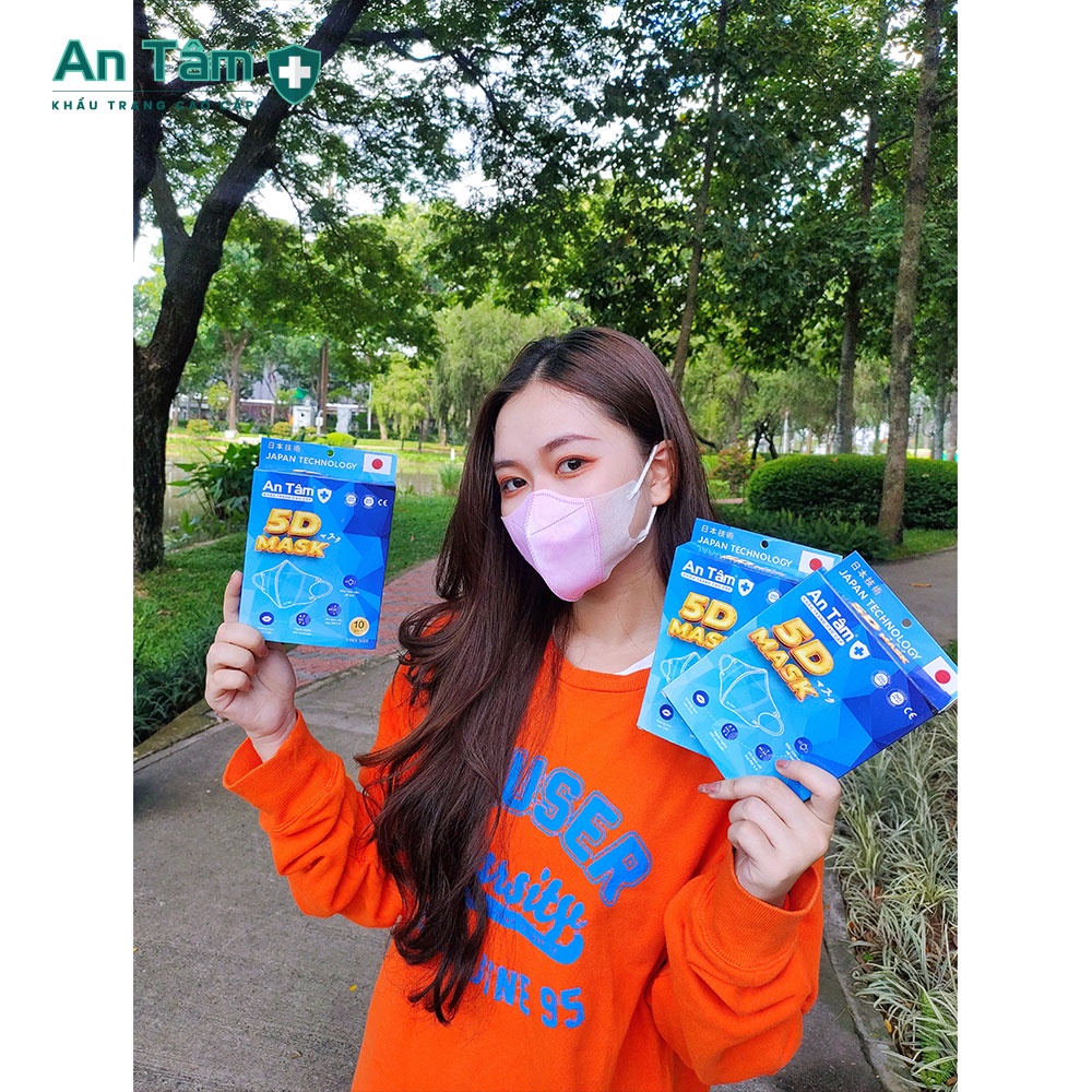 Khẩu Trang Y Tế 5D Người Lớn 💖 HCM-GIÁ SỈ 💖 3 lớp Vải Không Dệt & Giấy Kháng Khuẩn - An toàn cho bạn.
