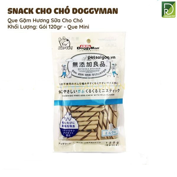 BÁNH THƯỞNG HÌNH QUE VỊ SỮA CHO CHÓ, SNACK CHO CHÓ 82399