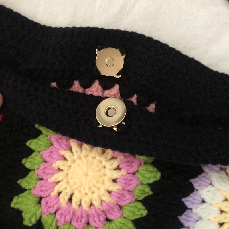 𝙂𝙧𝙖𝙣𝙣𝙮 𝙨𝙦𝙪𝙖𝙧𝙚 𝙩𝙤𝙩𝙚 𝙗𝙖𝙜 - Túi len ghép hoa