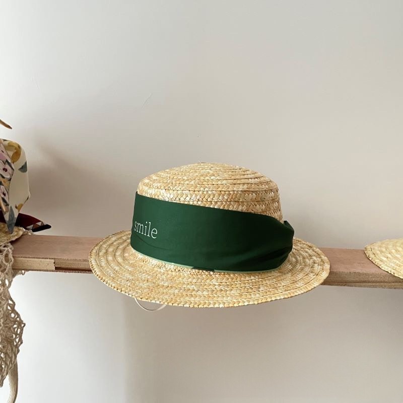 Nón cói vành tròn ngẫu nhiên bé gái 2 3 4 5 tuổi MINTSCLOSET Mint's Closet - PK8308