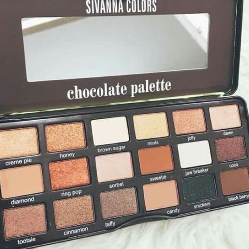 Bảng Màu Mắt 18 ô SIVANNA COLORS The Sweetest & Chocolate Palette (HF7006)