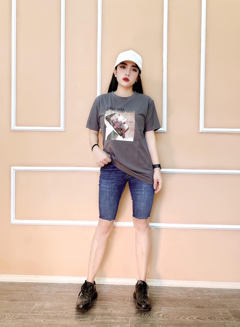 Quần jean ngố / lửng BIG SIZE lưng cao, co dãn mạnh trơn truyền thống 3551