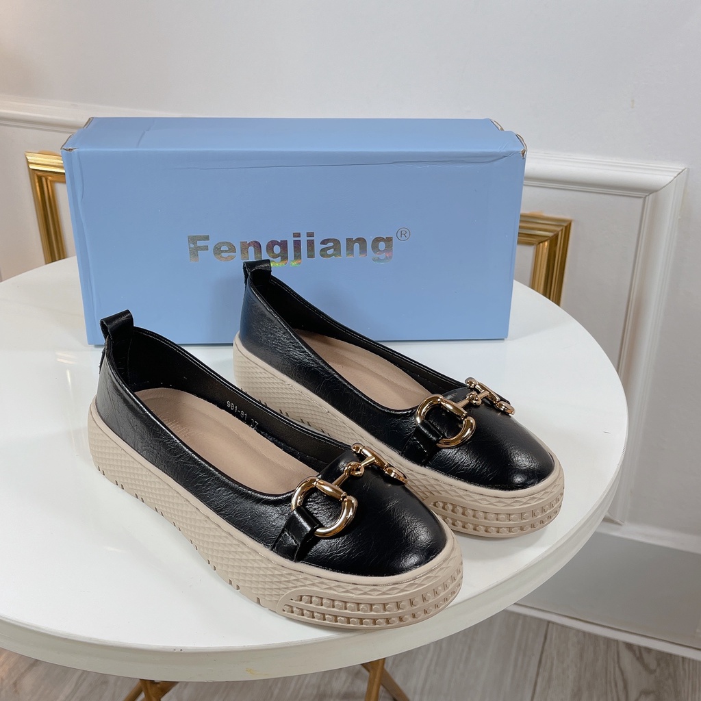 FULL BOX Giày búp bê thời trang Hàn Quốc thiết kế mũi vuông đế bệt miệng nông dễ thương xinh xắn cho nữ