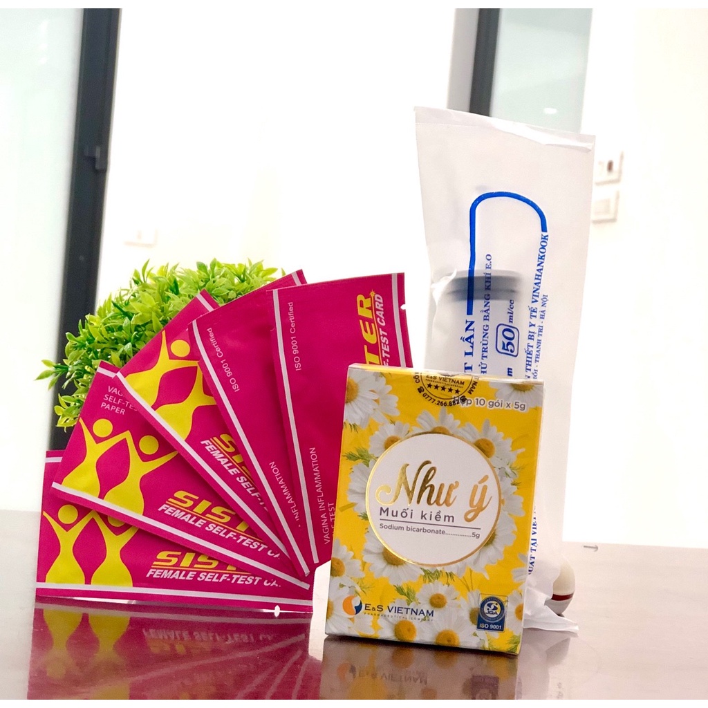 Combo Tạo Môi Trường Kiềm Như Ý - Tạo môi trường kiềm hỗ trợ sct và vệ sinh phụ nữ hàng ngày