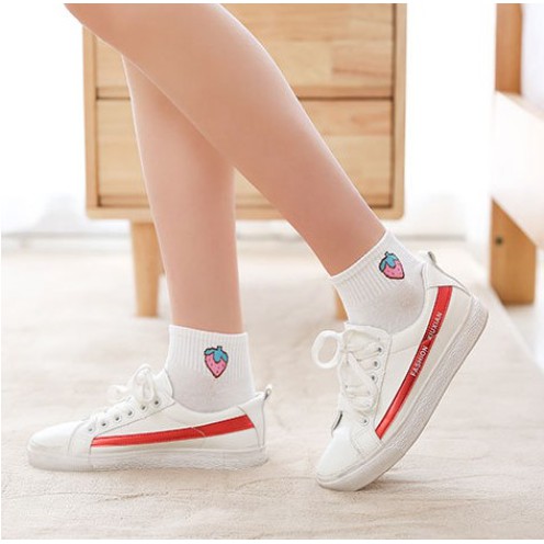 NUZIRO Vớ  thể thao cổ ngắn kiểu dáng dễ thương xinh xắn