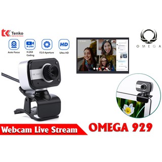 Webcam Live-Stream | Ghi Hình | Học online Có Mic Chuẩn Cao Cấp Omega C929