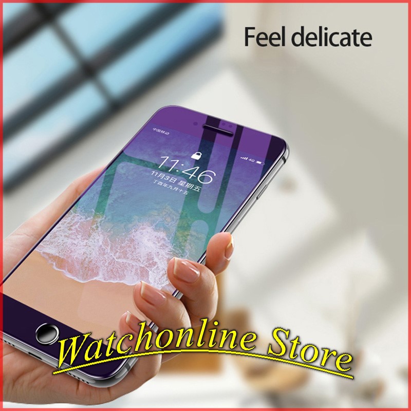 Cường Lực ánh Tím Chống Mỏi Mắt, Chống Tia UV  iphone 5 /5s /5se Iphone 6/6s Iphone 6plus/6splus Iphone 7plus 8 plus ...