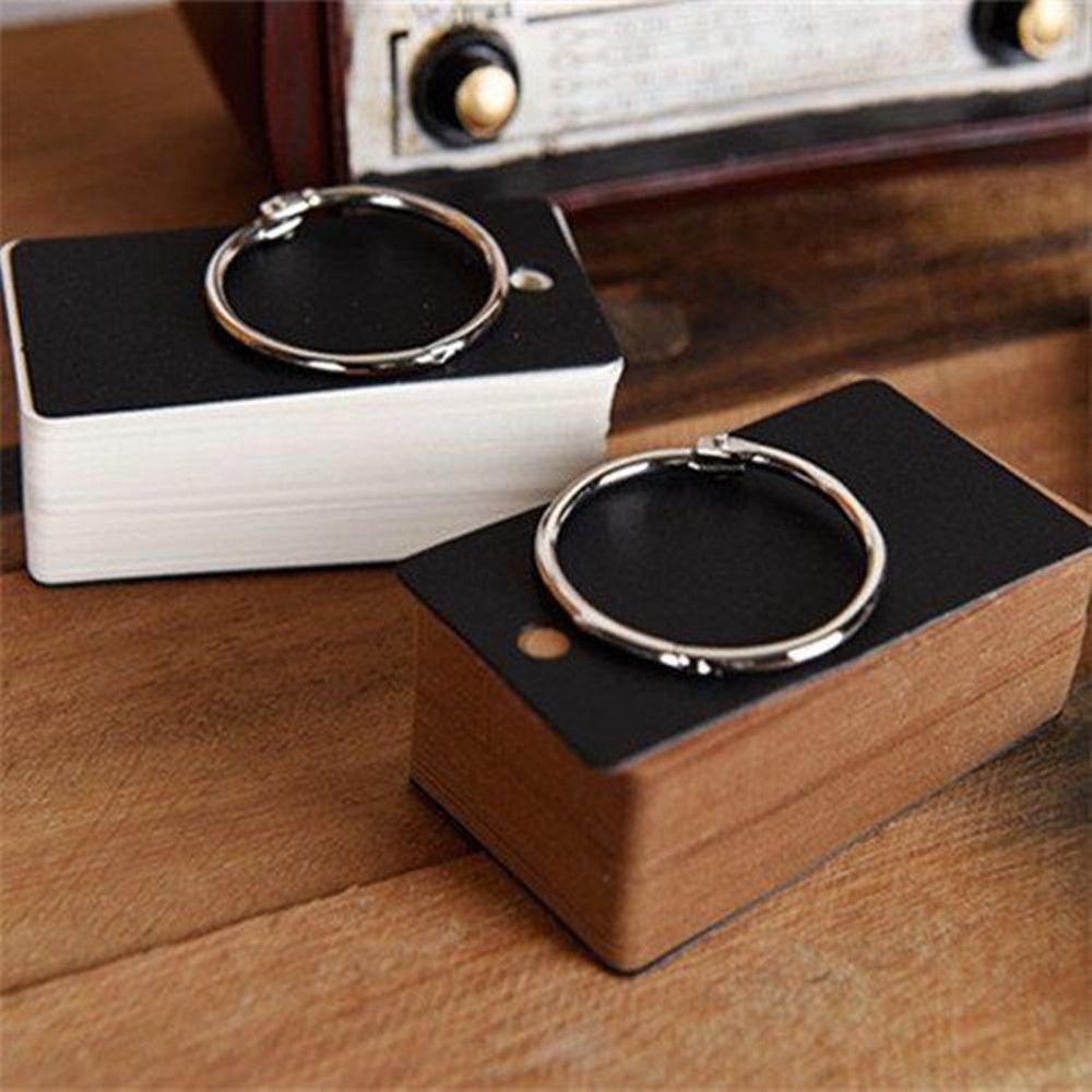 100 Trang Giấy Ghi Chú Màu Trắng / Nâu / Nâu Tiện Lợi AUGUSTINA