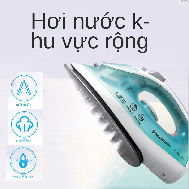 ✜♗❁Bàn ủi điện gia dụng Panasonic mini cầm tay hơi nước NI-M100N ký túc xá