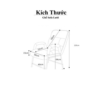 Ghế sofa lười kèm đôn Hahoo