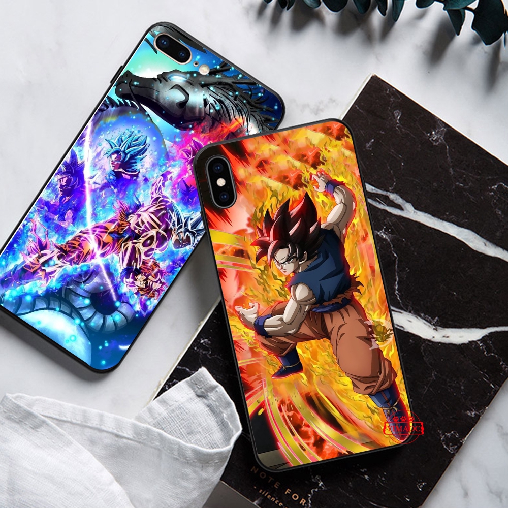 Ốp điện thoại mềm hoạt hình bảy viên ngọc rồng cho iPhone XS Max XR X 11 Pro 7 8 6 6S Plus 47A