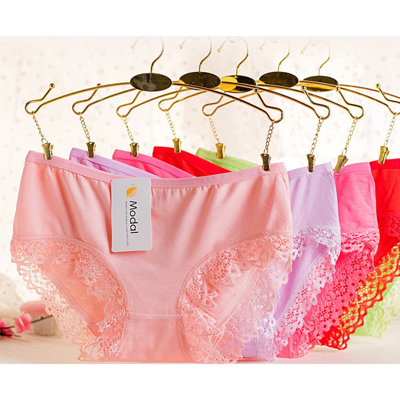 [RẺ VÔ ĐỊCH] Quần chip lót nữ ren Modal cotton thun lạnh dễ thương sexy gợi cảm rẻ đẹp Y71 | BigBuy360 - bigbuy360.vn