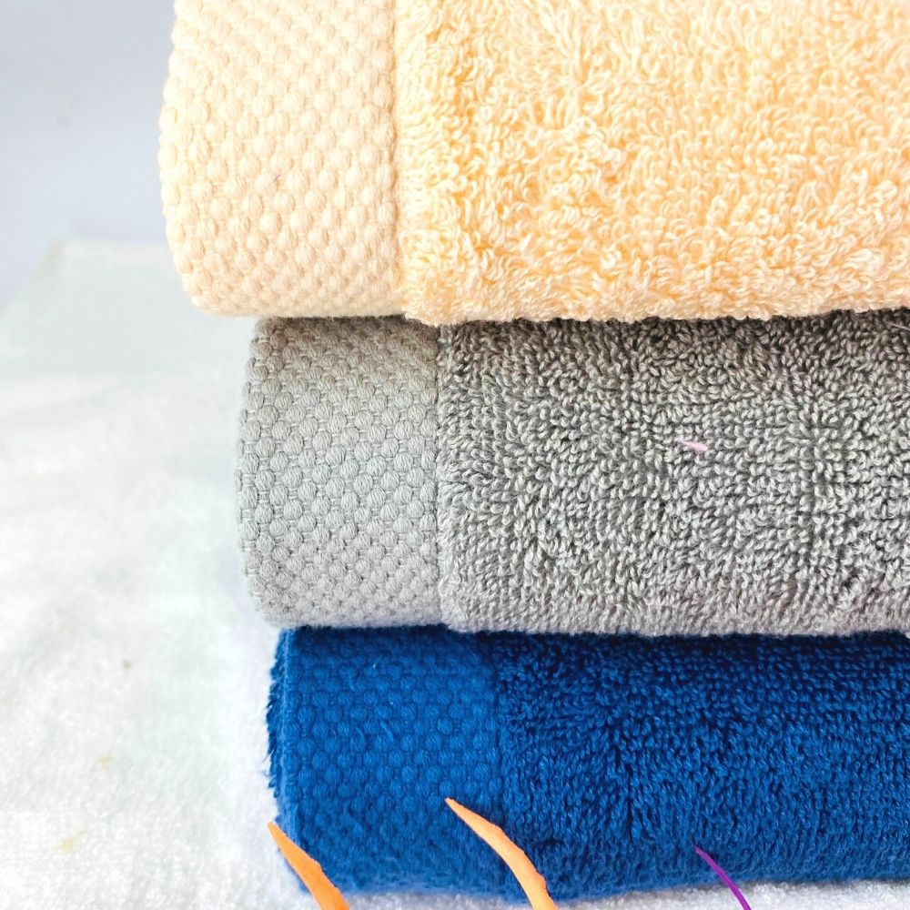 Khăn Mặt Cotton Cao Cấp Seashell Thiện Phú 35*80*125g, Khăn Lau Mặt Y755 Chất Bông Sợi Tự Nhiên Thấm Nước Tốt