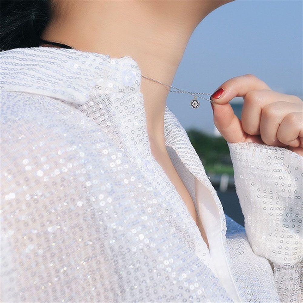 Vòng cổ Hợp Kim Mặt Hình Mắt Quỷ Xanh