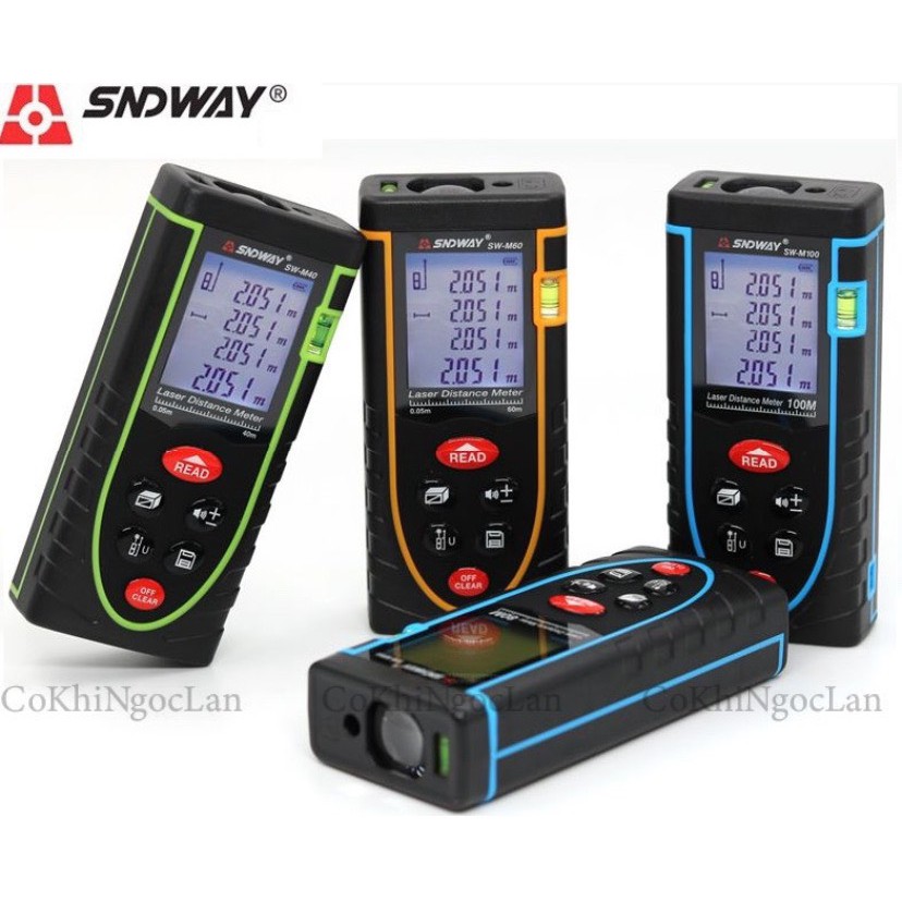 Máy Đo Khoảng Cách Bằng Tia Laser SNDWAY 40M 50M 70M 100M "Độ Chính Xác Cao, Dễ Sử Dụng"