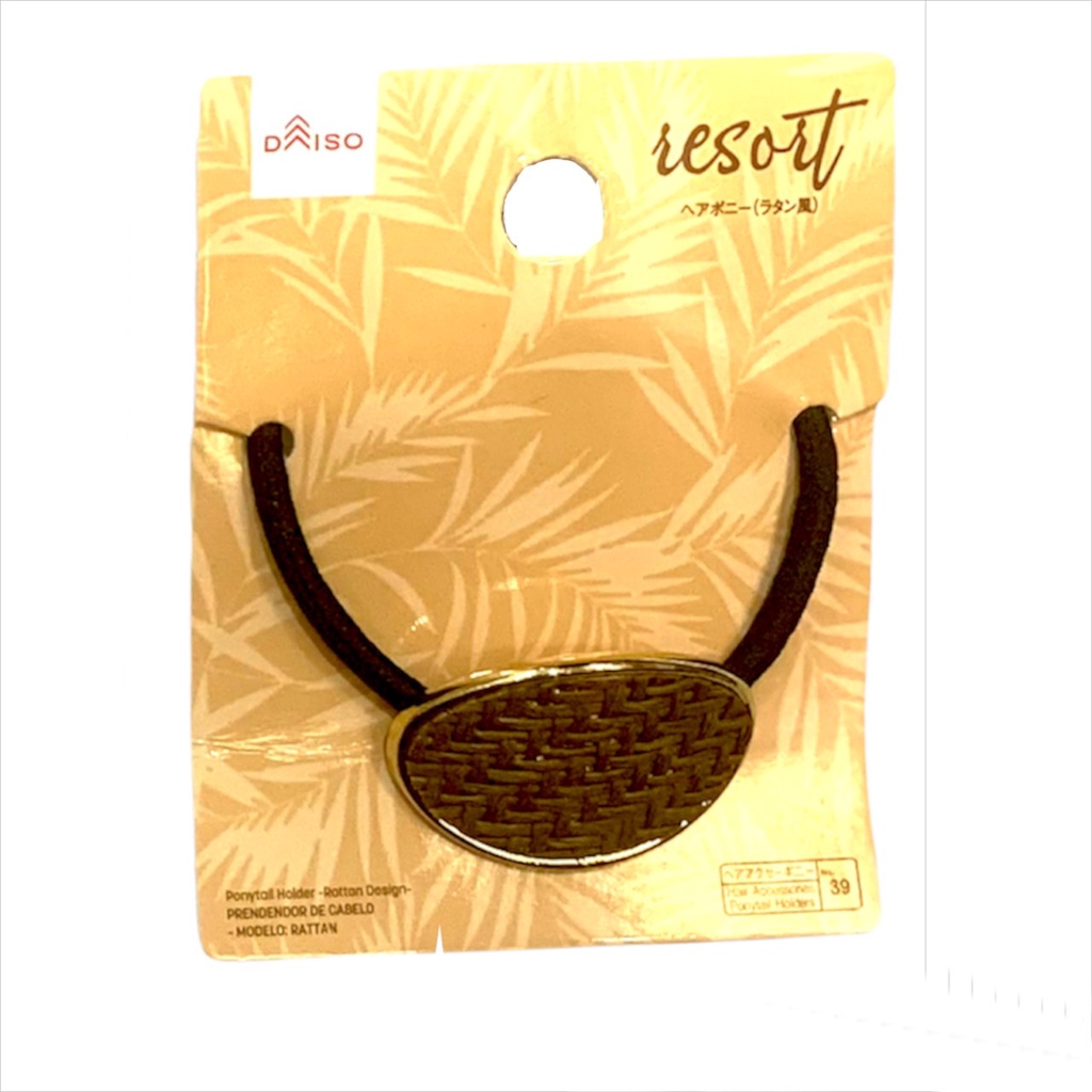 Daiso Cột tóc thiết kế kiểu đan mây