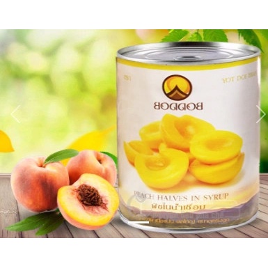 Đào ngâm Thái Lan Boddob  - 820Gr