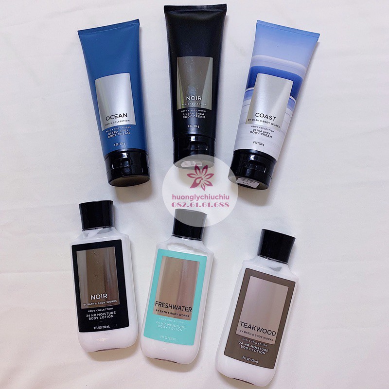 Dưỡng thể cho nam Lotion Bath and body works for men