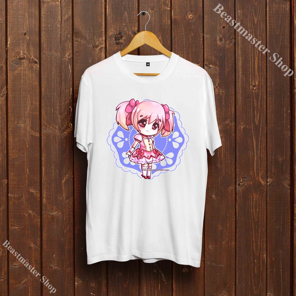💕Áo Thun Madoka Kaname - Áo Thun The Puella Magi - Madoka Kaname T-Shirt phong cách - PLM-007