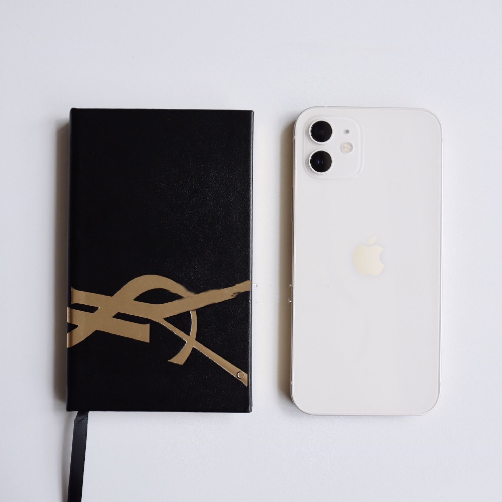 Sổ Tay Ghi Chú Có Đèn Led Màu Đen