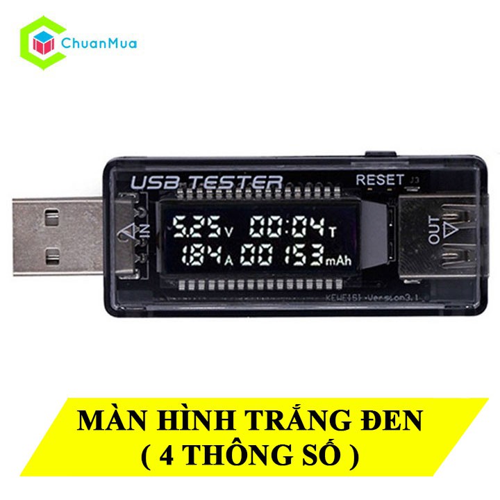 USB Đo Dòng - Đo Áp ,Test pin sạc, Củ Sạc, Dung Lượng Pin KWS-V21 KWS-MX18