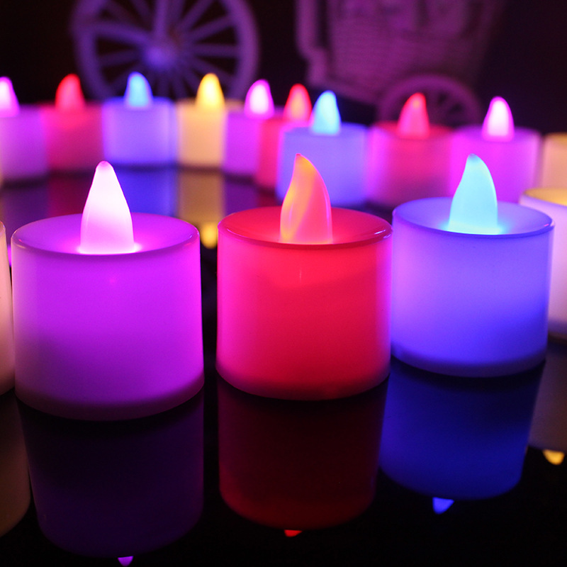 Đèn LED Giả Hình Nến Không Lửa/Không Lửa Sử Dụng Pin Bền Lâu