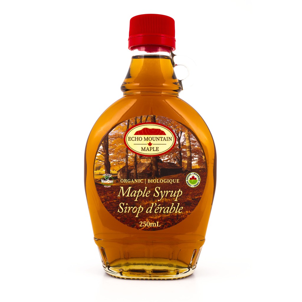 Siro Lá Phong Hữu Cơ _ Hiệu Echo Mountain - Maple Syrup Organic Leone (Canada Grade A)_ 250ML