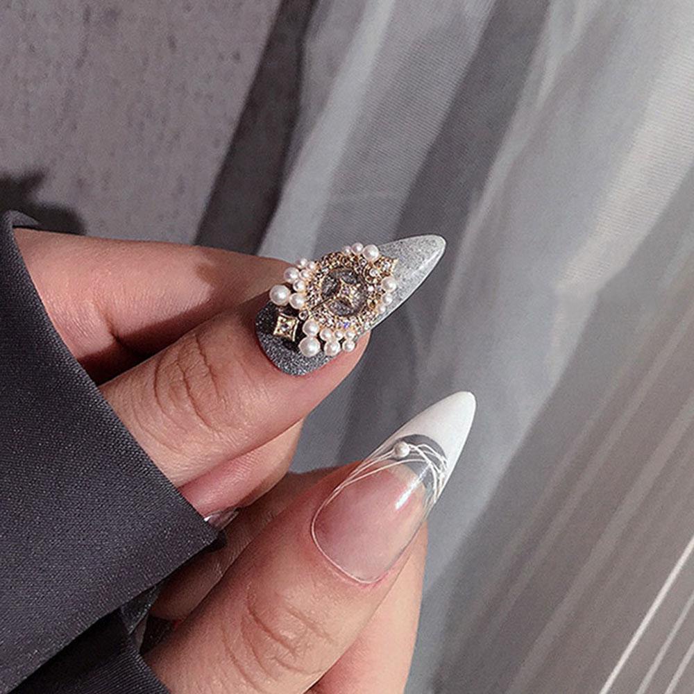 Phụ Kiện Kim Loại Trang Trí Móng Tay Xinh Xắn