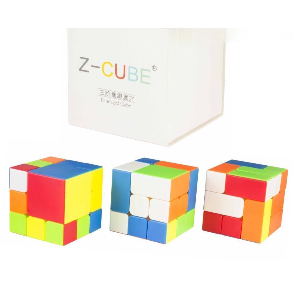 Rubik Biến Thể Z-Cube Bandaged Cube 3x3 Stickerless