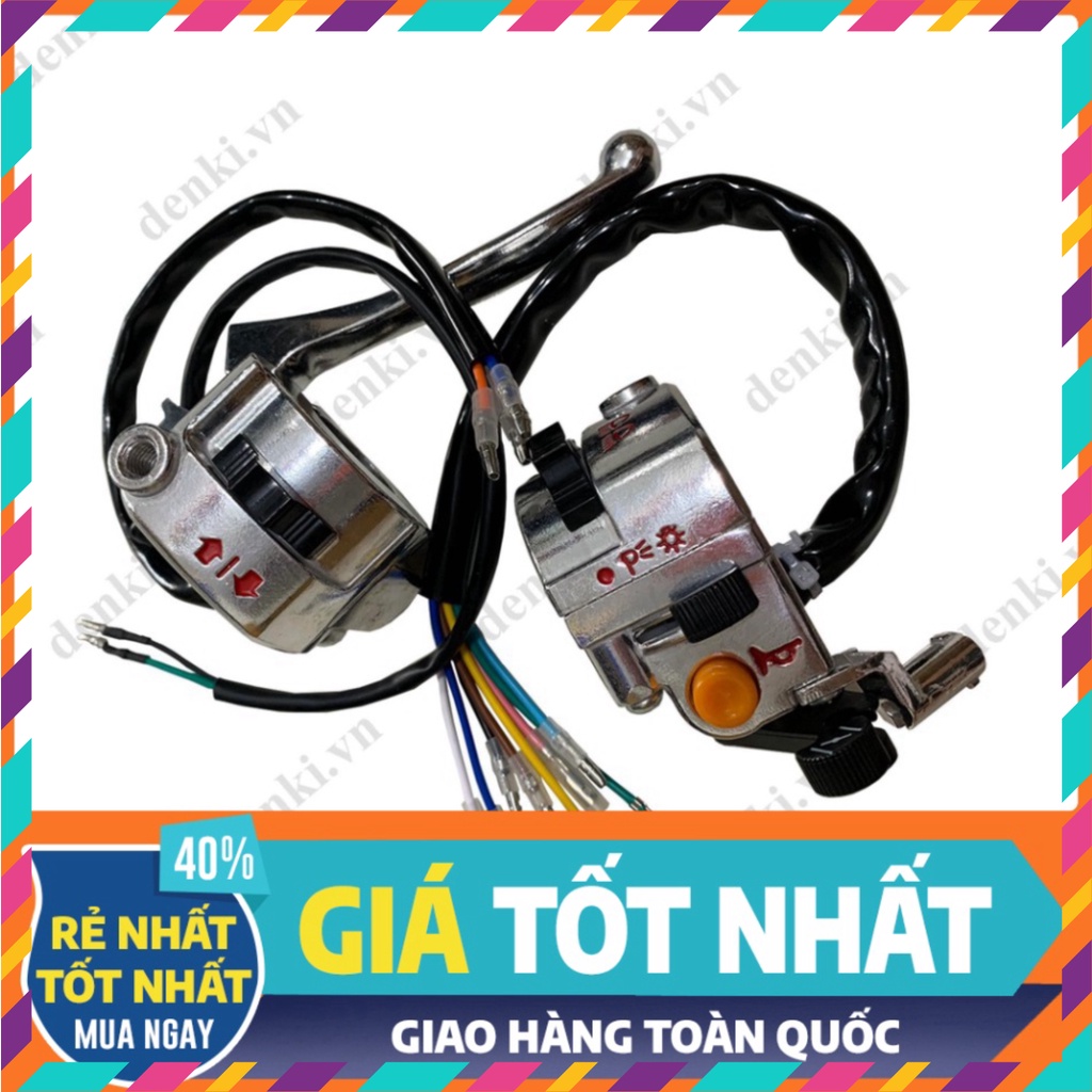 DENKI Bộ Cùm Công Tắc DENKI Xe Cub 82 Không Đề Loại tốt