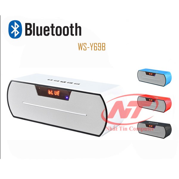 Loa bluetooth WSTER WS-Y69B (Đỏ)