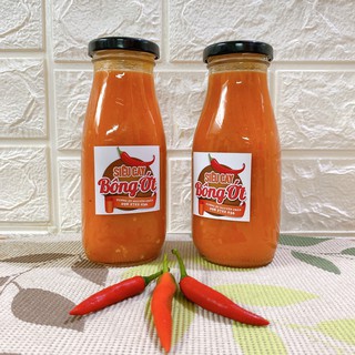Tương ớt siêu cay nguyên chất (chai Thủy tinh 300ml)