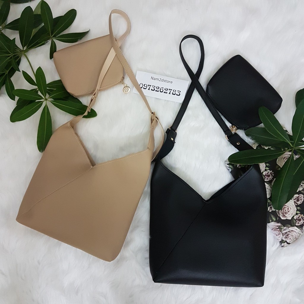 Túi da Cut - Out Bag da siêu mịn[Có Video Thật_ kèm túi nhỏ]