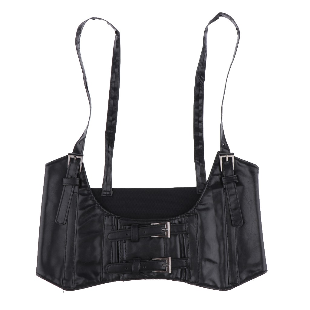 Đai Nịt Bụng Da Bản Rộng Phong Cách Phương Tây Cho Nữ