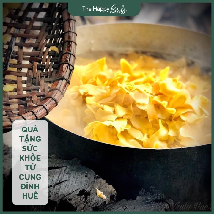 Mứt gừng Huế làng Tuần 1kg làm thủ công thái lát mỏng, Bánh mứt Tết, Quà biếu Tết - The Happy Birds
