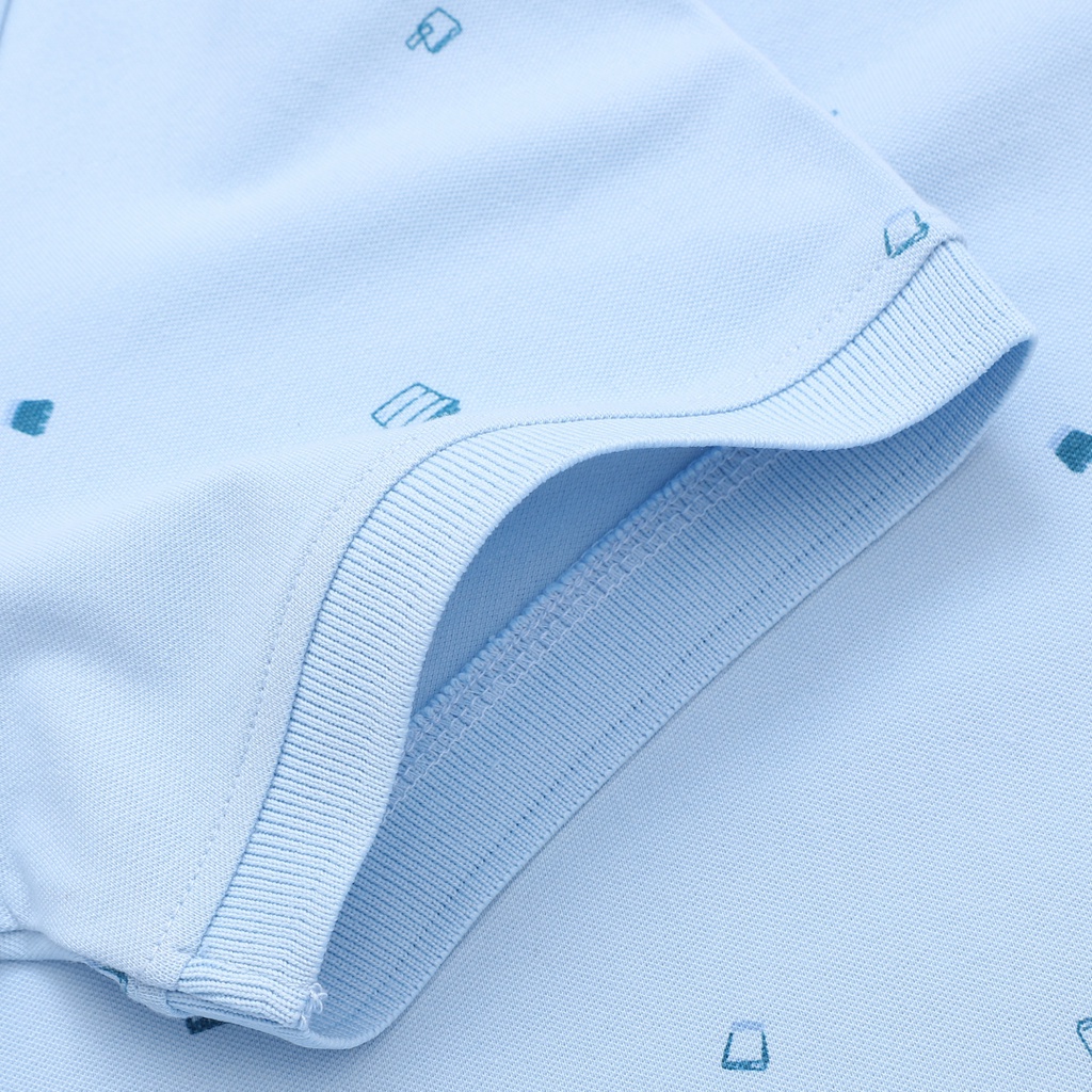 Áo polo nam Aristino phom slim fit thiết kế lịch lãm , cổ dệt chỉn chu, hình in độc đáo trẻ trung - APS037S2