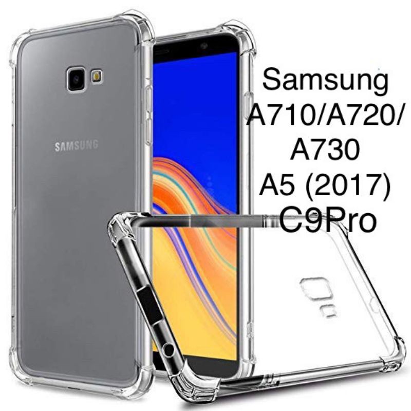 Ốp lưng trong suốt chống sốc cho Samsung Model A7 (2017 / A5 (2017) / A7 (2018) / A9 (2018)