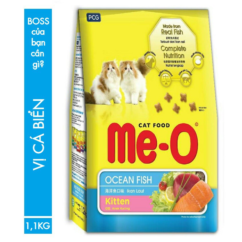 Thức Ăn Cho Mèo Con Me-O Kitten 400g hạt cho mèo Vị Cá Biển-Kún Miu Pet shop