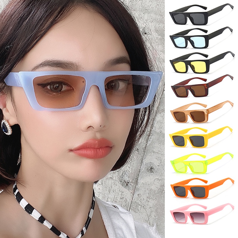 Mới Kính Mát Hình Vuông Chống Tia UV400 Cho Nữ