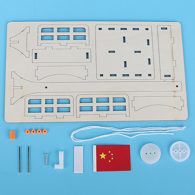 [Đồ Chơi Giáo Dục STEM] - Đồ Chơi Lắp Ghép Cột Cờ Bằng Gỗ Theo Phương Pháp Giáo Dục STEM