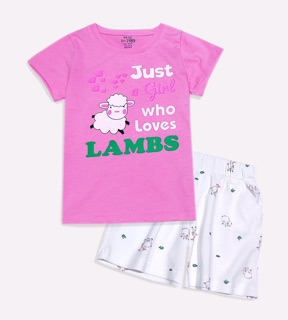 Bộ cotton bé gái size đại