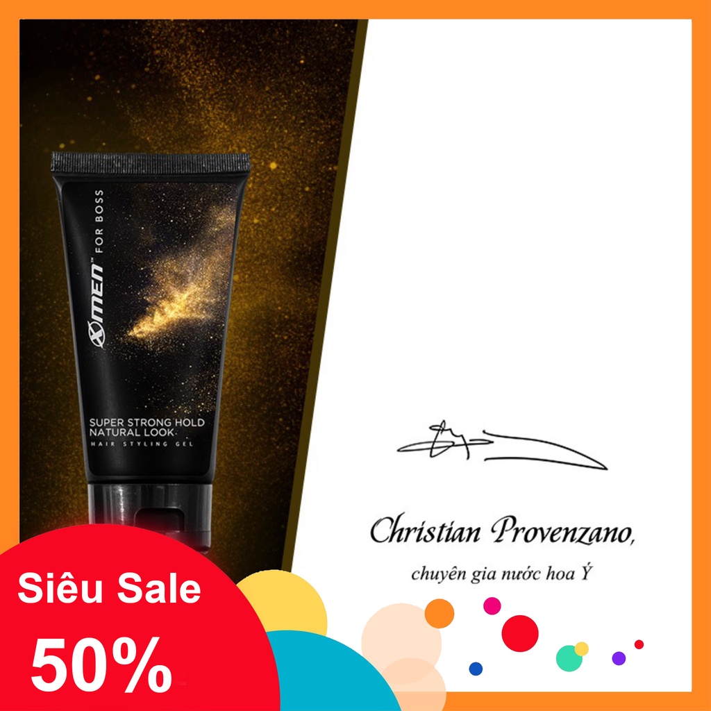 Keo vuốt tóc X-Men For Boss luxury 150g - mùi hương lý tưởng- CHÍNH HÃNG