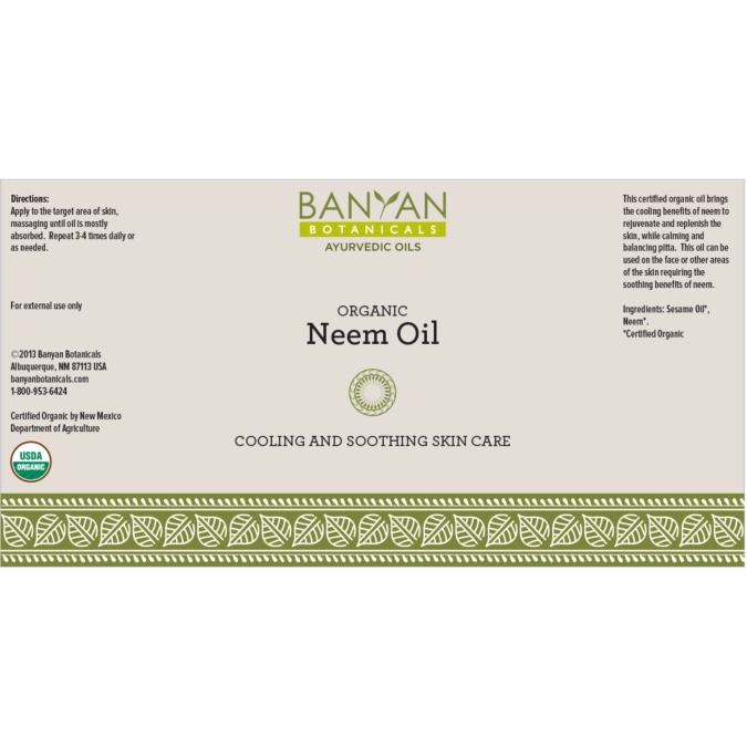 Banyan Botanicals - Neem Oil