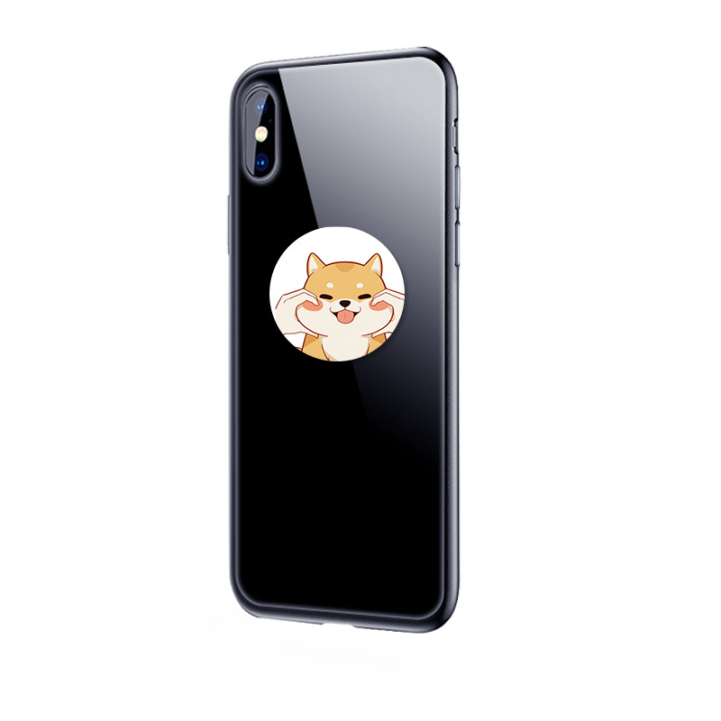 New Cute Shiba Dog Mobile Phone Air Bag Bracket Phone Buckle Desktop Expanding Phone Holder Dây điện thoại di động