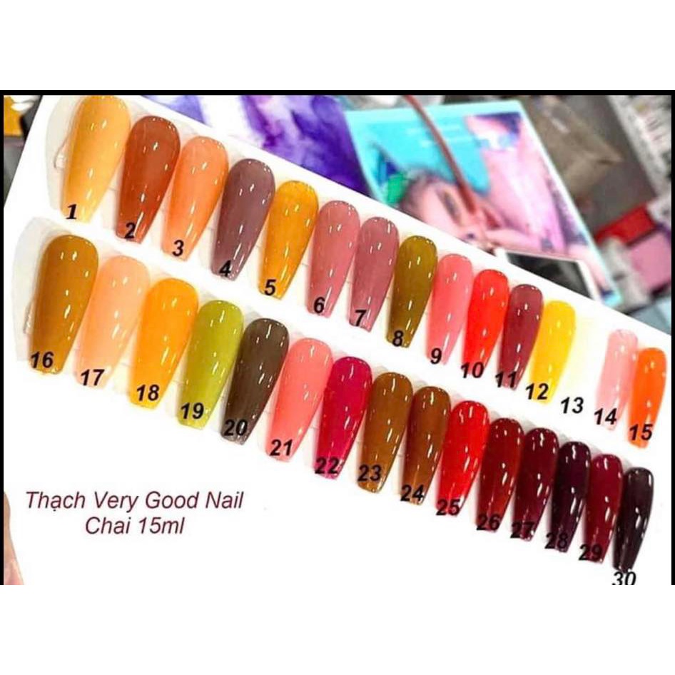 Set Gel Thạch Very Good Nail 30 màu