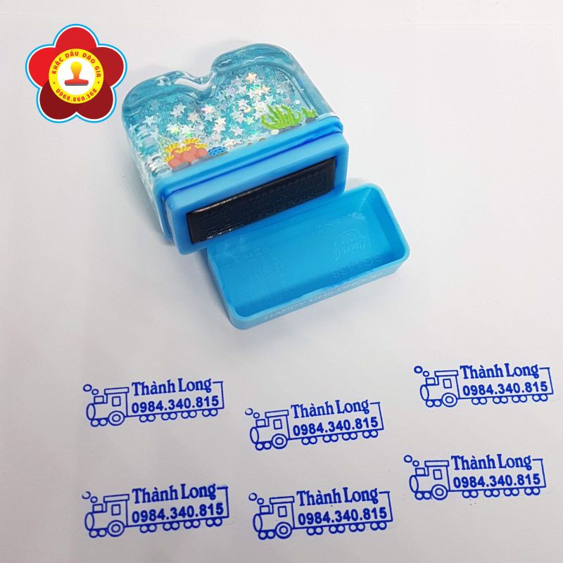 Mực dấu in lên quần áo. Không phai trong nước khi giặt