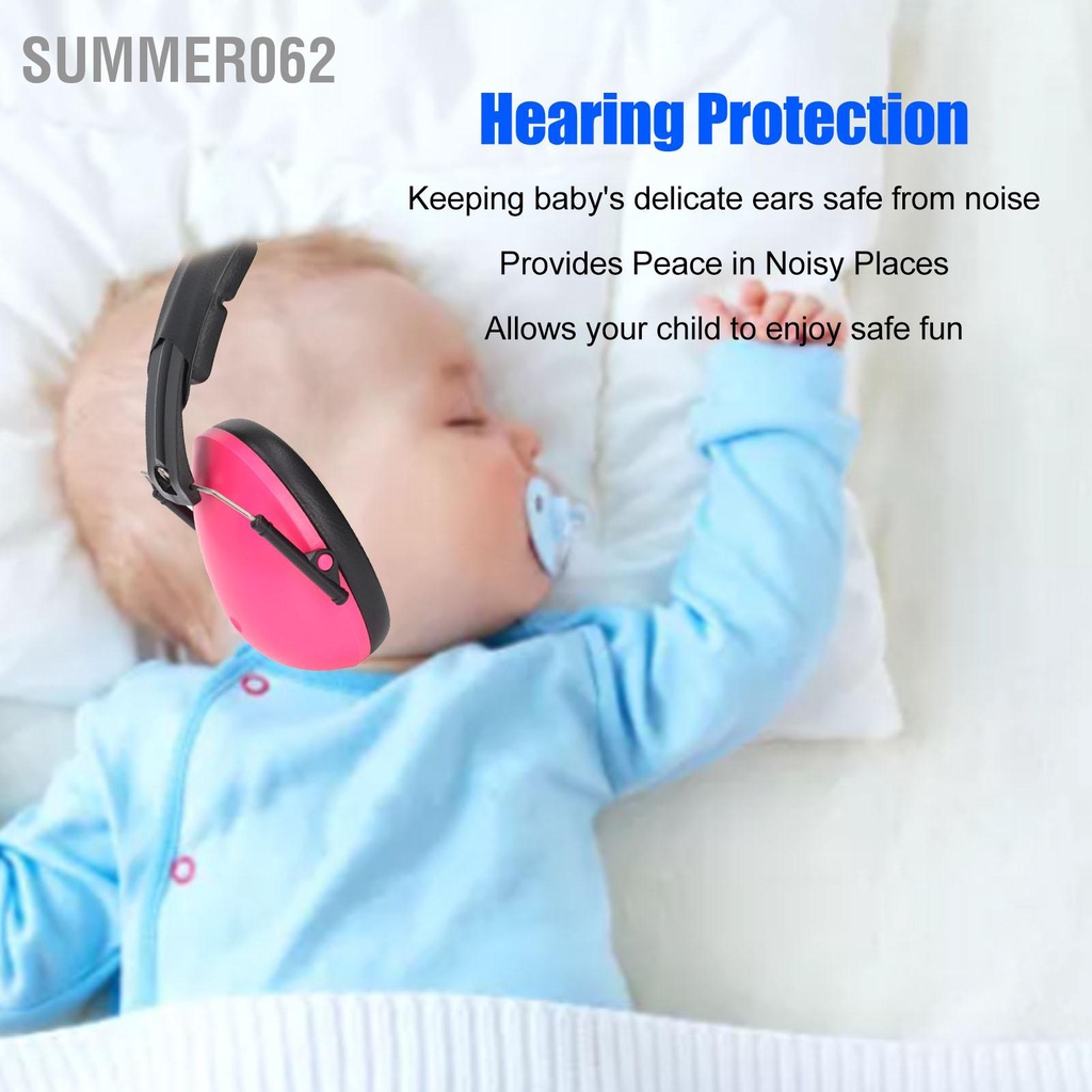 Bịt tai bảo vệ cho bé mềm có thể gập lại Băng đô nhẹ trẻ mới biết đi chống ồn khi máy bay